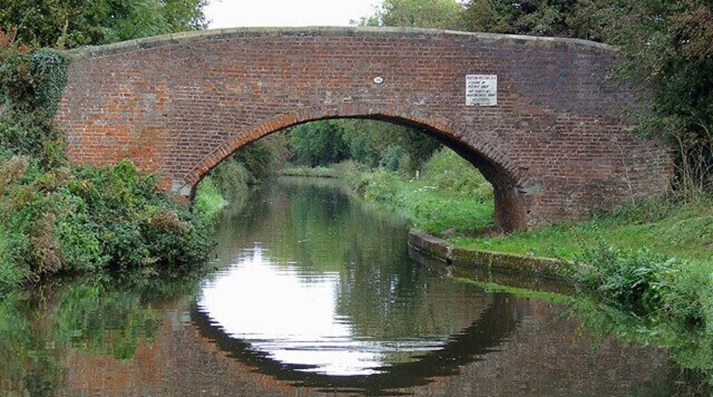 Mill Bridge near Barton-under-Needwood, Staffordshire. Trent and Mersey Canal. The canal was fully opened in 1777. Mill Bridge (No 39) used to carry Mill Lane across the canal to the A38, and across. Since the dual carriageway was constructed, this route has been closed, and people from Barton-under-Needwood are routed to other more elaborate crossings which allow uninterrupted traffic flow on the A38.