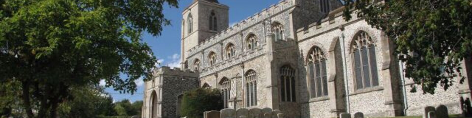 St Nicholas Church, Rattlesden The nave of this church was built in the 13th century, probably replacing a Saxon or Norman building. The tower was added in the 14th century. Then, in the 15th century Perpendicular aisles and a clerestory were added. http://www.suffolkchurches.co.uk/rattlesden.htm