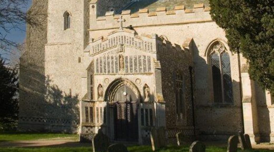 Church of St Peter & St Paul in Bardwell, Suffolk, England. A Grade I listed medieval church.