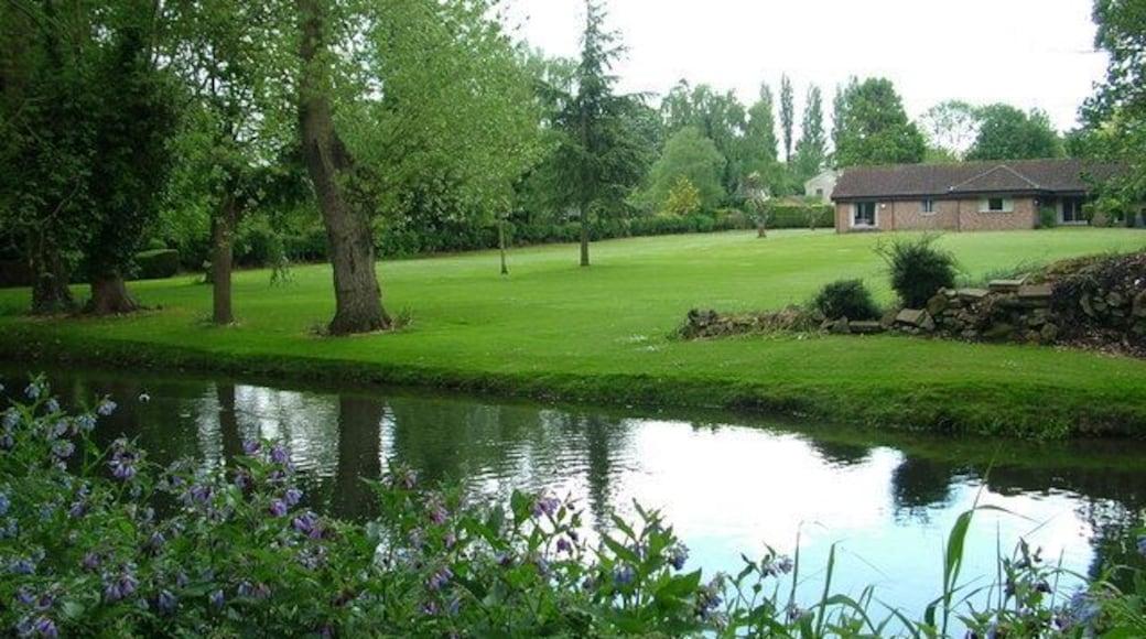 Bungalow lawn, Barton Mills, by River Lark