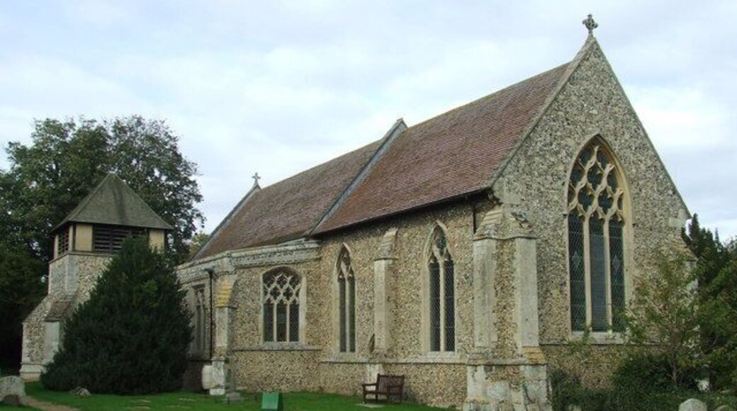 All Saints' parish church, Stanton, Suffolk, seen from the southeast