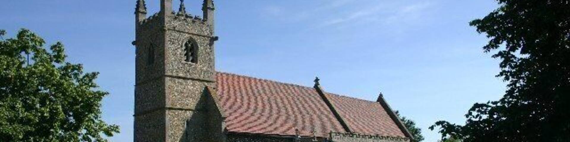 Fornham All Saints Church. Just north of Bury St Edmunds, this church is much older than it looks.
