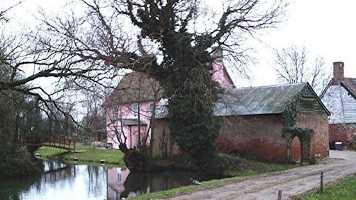 Willow Tree Farm, Brockley Green Farmhouse and duckpond in Mill Lane.