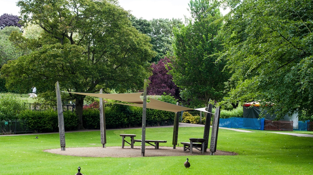 Example of a park, Abey gardens, Bury St Edmunds, Suffolk, UK
