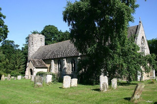 Risby Church. St Giles Church.