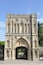 The Abbey Gate is the main entrance to the gardens of the Bury St Edmunds Abbey. It's also right across the street from a small square on the edge of the pedestrian street leading to the heart of town.