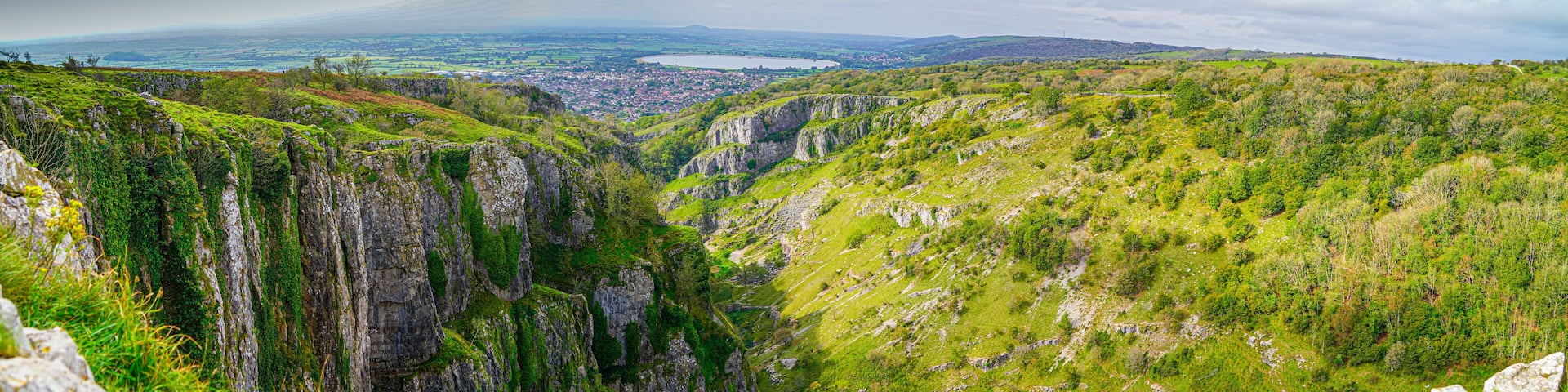 Cheddar Gorge in September Sunlight