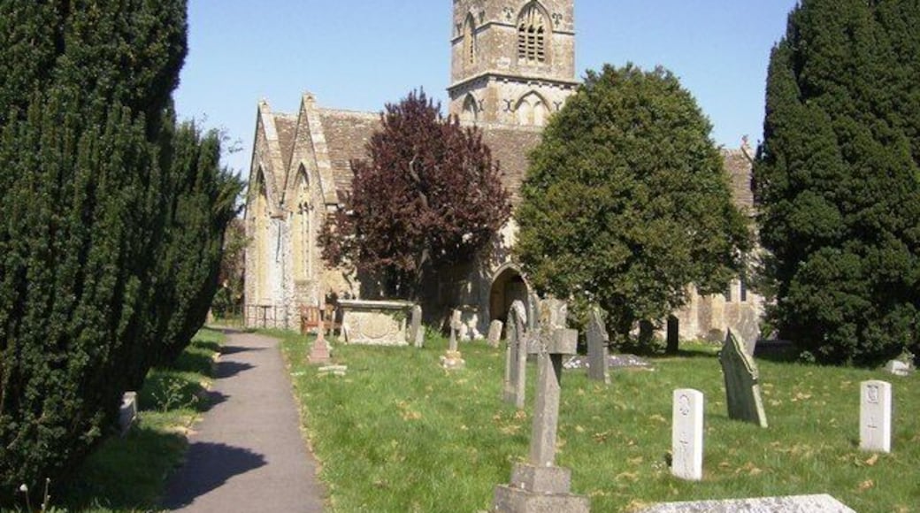 SS Mary and Ethelbert parish church, Luckington, Wiltshire, seen from the southwest