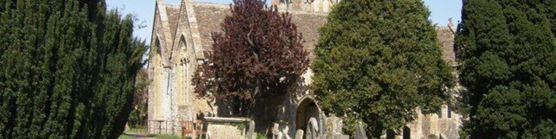 SS Mary and Ethelbert parish church, Luckington, Wiltshire, seen from the southwest