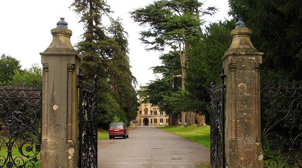 Entrance to Grittleton School. The entrance to this school is in the north eastern corner of the square.
