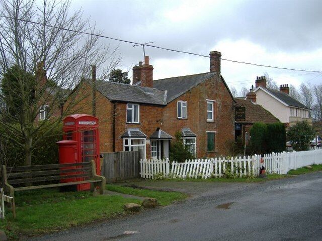 The commercial centre of Foxham Post office, public house, public seating, telephone box, letter box and free parking.