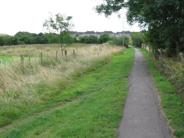 Footpath from Hullavington Looking towards Wellington Place
