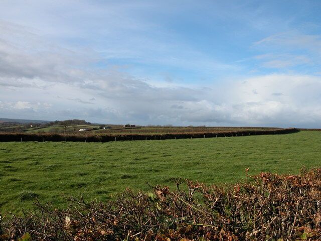 Farmland around Wood Farm Wood Farm is on high ground to the east of Dolton