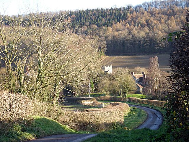 Eaton from the 'old' railway, near to Eaton, Shropshire, Great Britain.