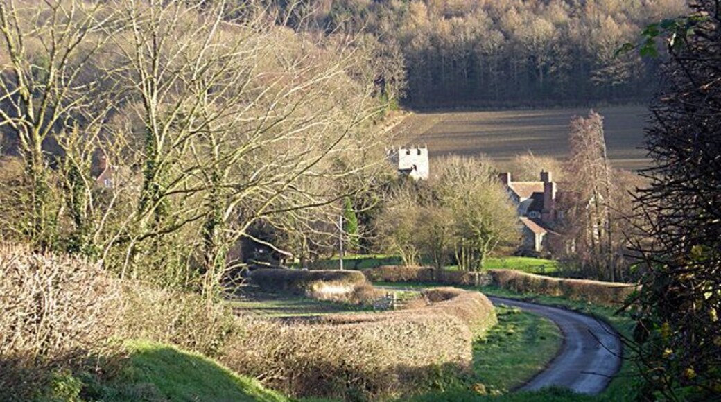 Eaton from the 'old' railway, near to Eaton, Shropshire, Great Britain.