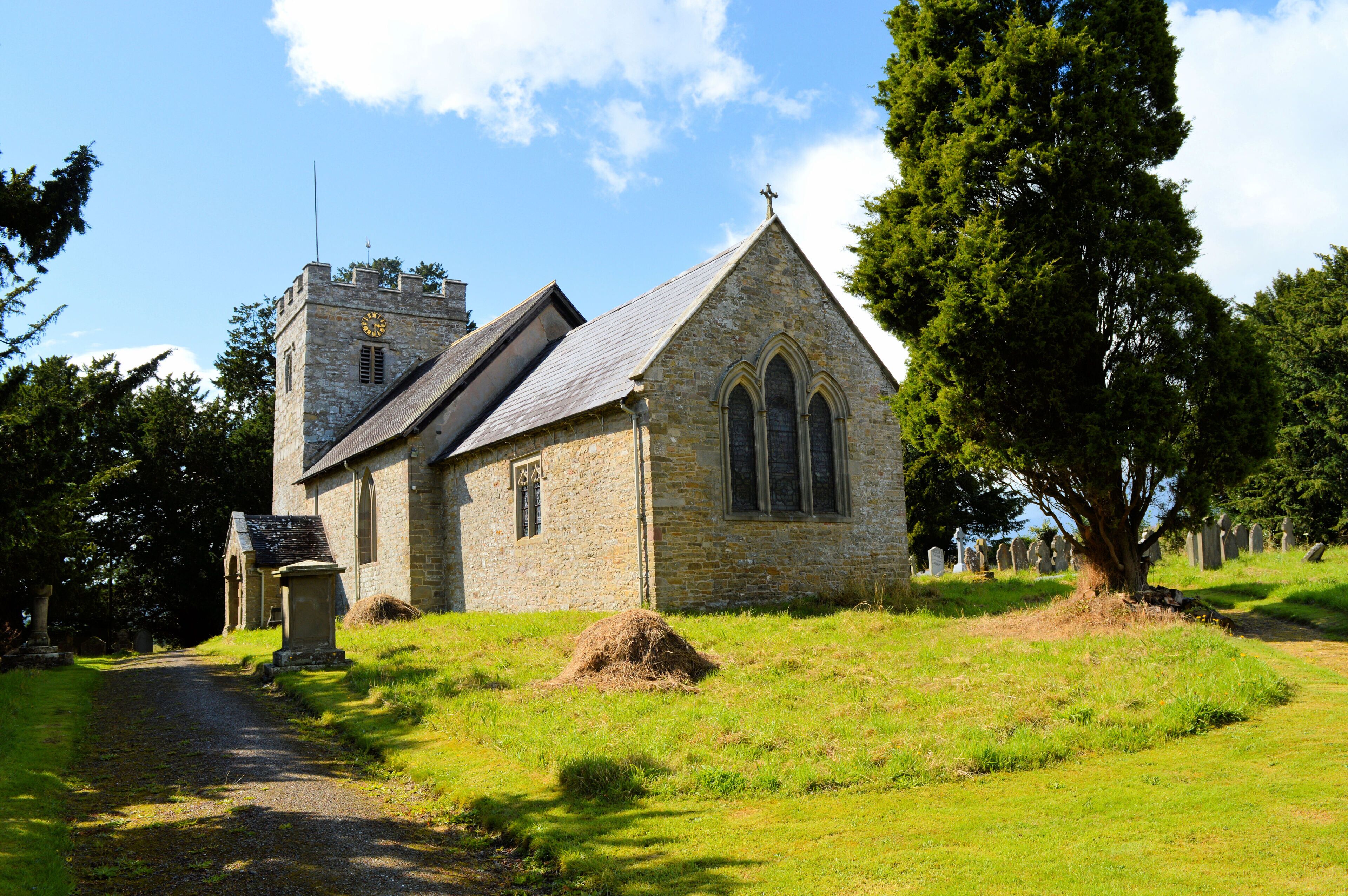 Photograph of St Margaret's Church, Acton Scott, Shropshire, England