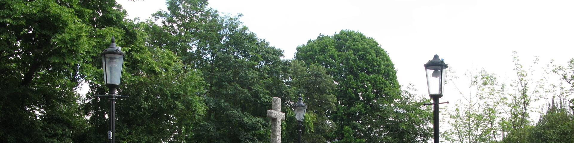 War memorial, Thorpe-le-Soken, Essex, England. Looking Northeast.
