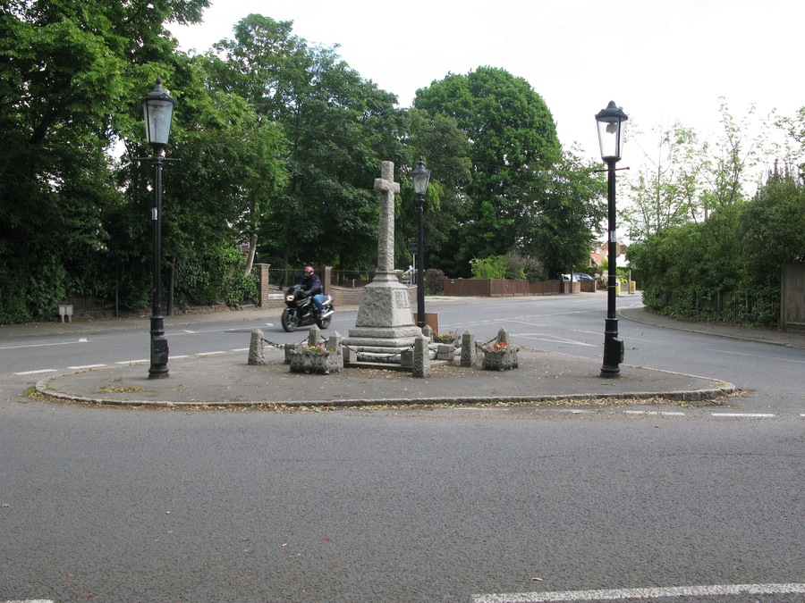 War memorial, Thorpe-le-Soken, Essex, England. Looking Northeast.
