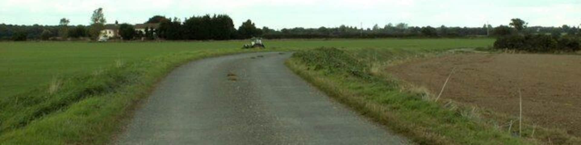 Road to Park Farm and holiday cottages