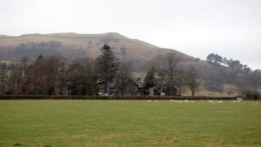The Vicarage, Lorton As seen from the road to High Lorton on a February evening, the vicarage presents a rather gloomy aspect.