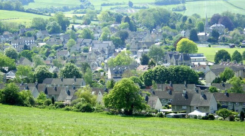 Box from Quarry Hill Box is a village surrounded by limestone, the only way out is up or along the By Brook. Even the railway had to go through.