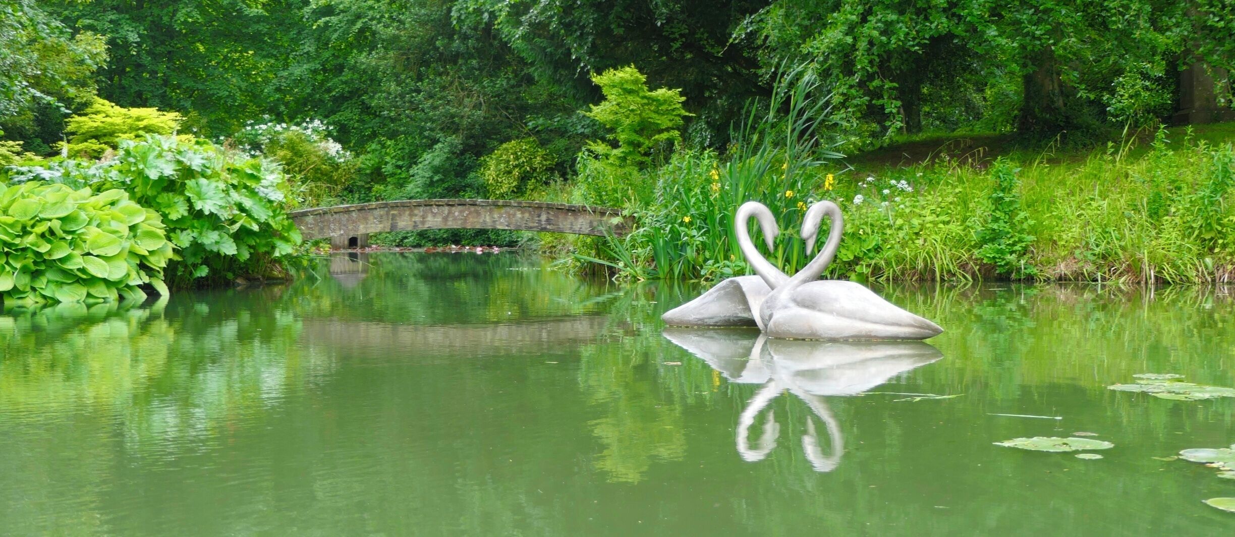 In the private gardens of Nick Mason of Pink Floyd fame. taken on one of his charity open days.