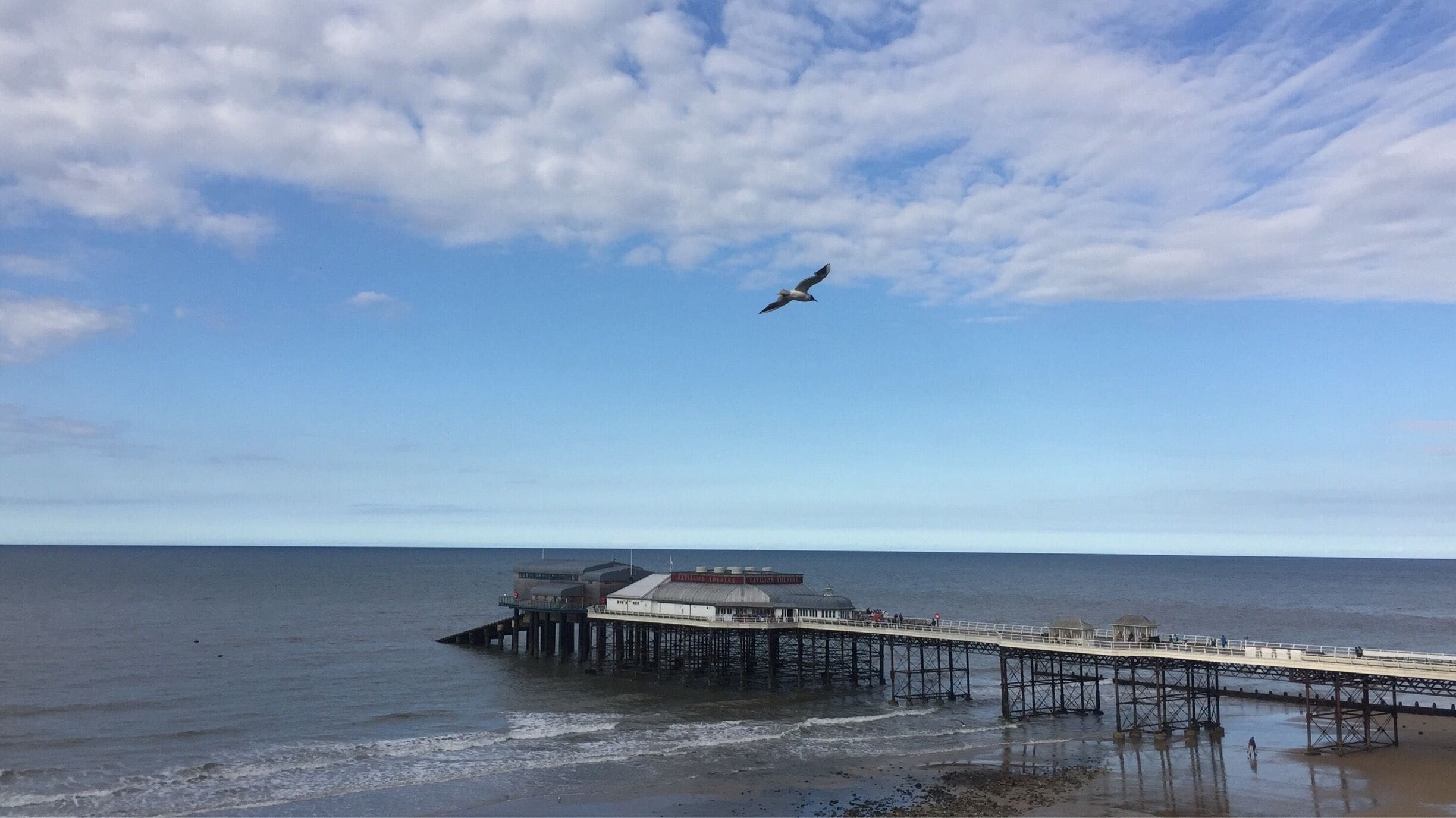 Evening stroll along Cromer sea front to the pier... via the fish and chip shop 👍🏼