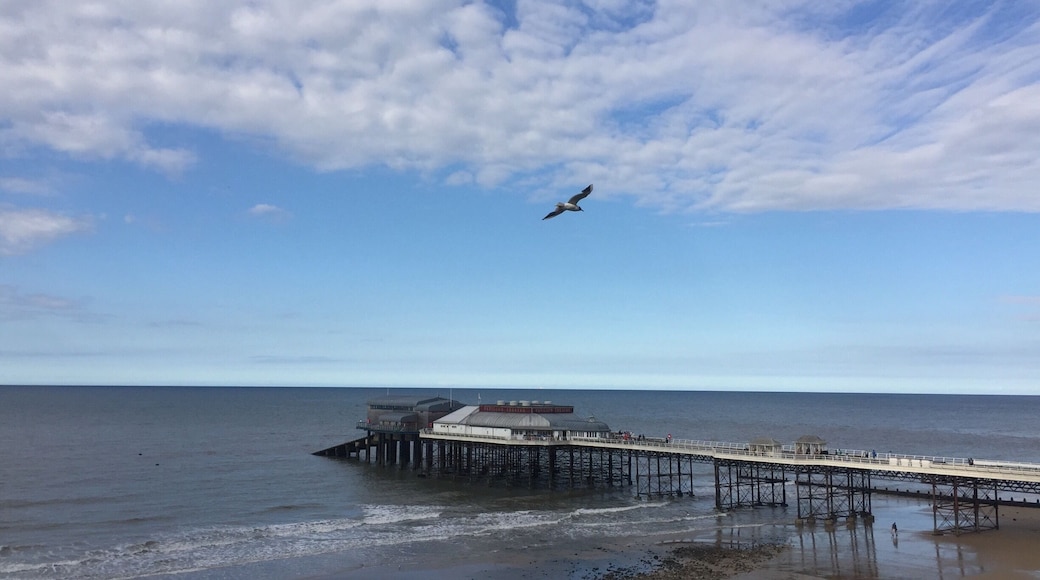 Evening stroll along Cromer sea front to the pier... via the fish and chip shop 👍🏼