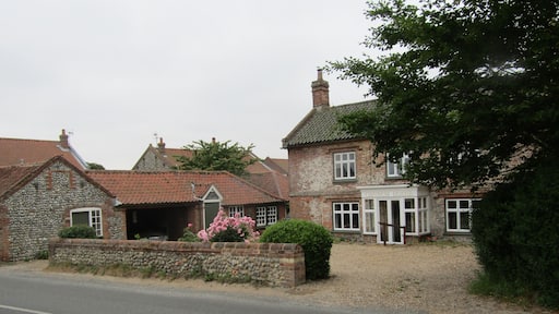 Church house opposite the church on Cromer Road within the village of sidestrand, Norfolk, England.