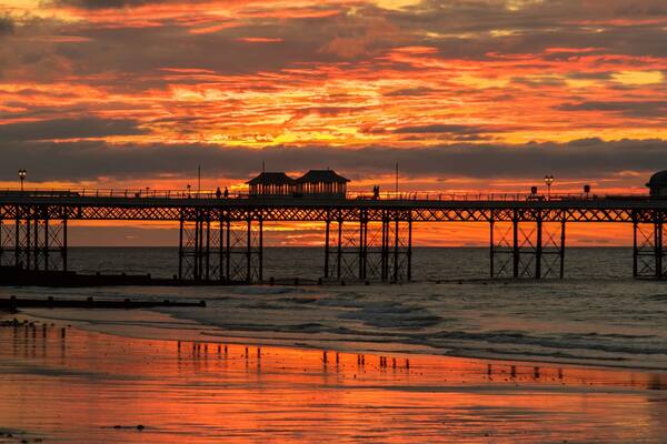 Some superb sunsets at Cromer on a regular basis.