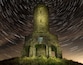 Star trails darwen tower