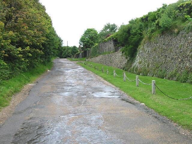 Looking SW along Oldstairs Road