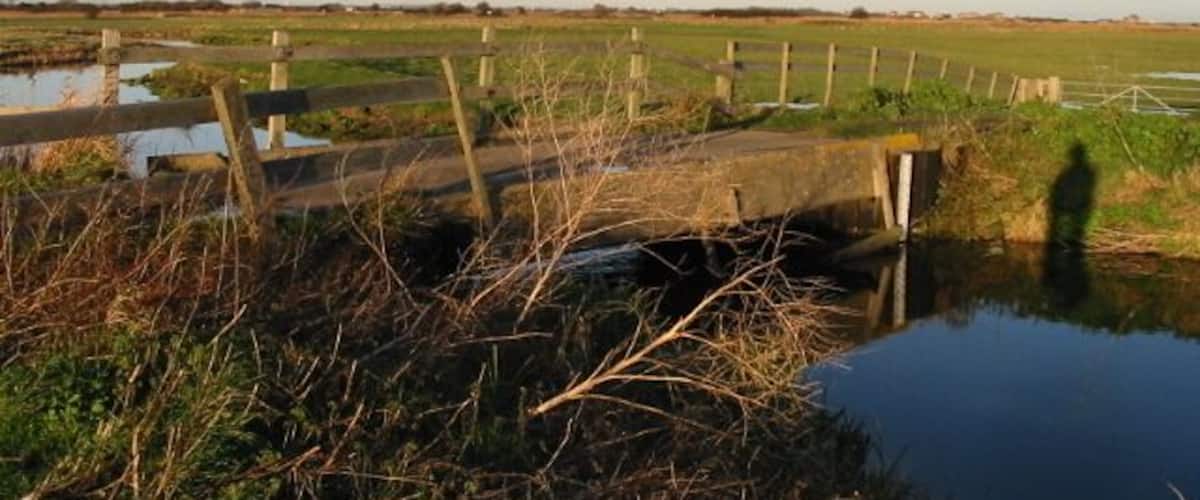 Bridge over the North Stream in the Lydden Valley