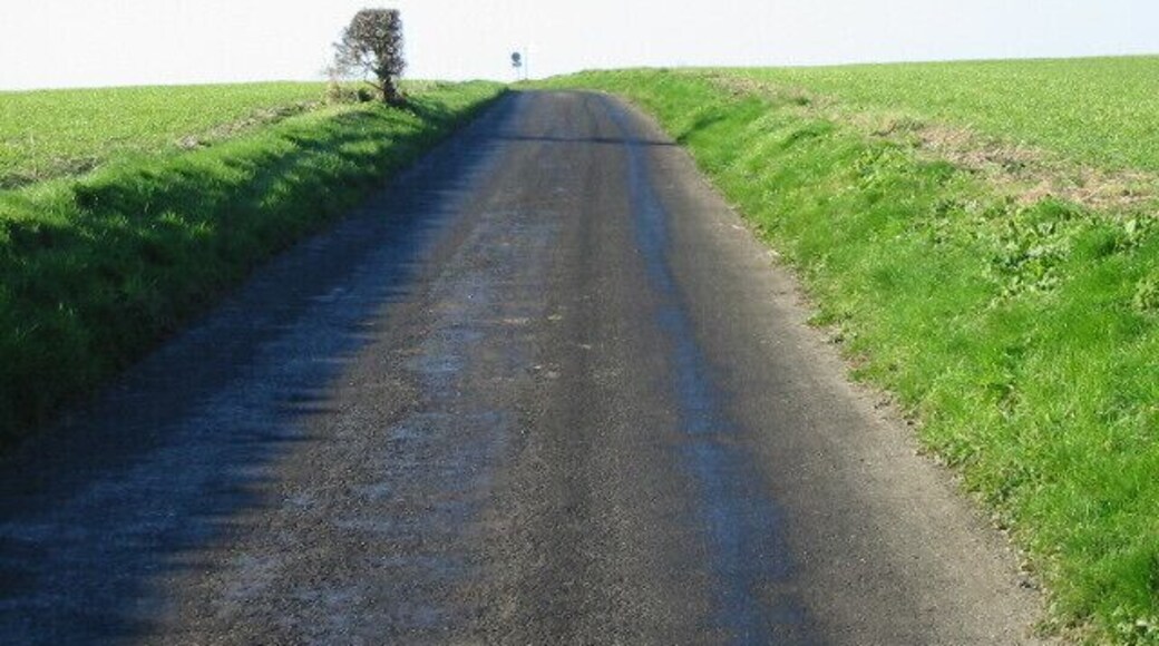 Looking SW along Mill Lane