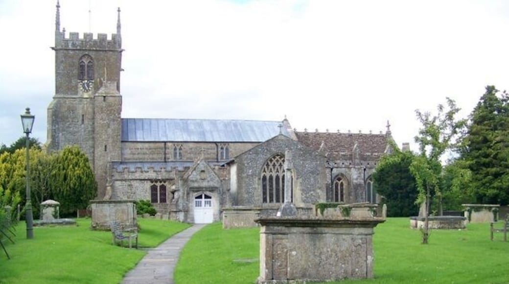 Church of St Michael and All Angels, Urchfont The church was built in the late 13th century and the early 14th century and there was restoration in both 1864 and 1900. It is built of limestone and greensand with ashlar dressings.