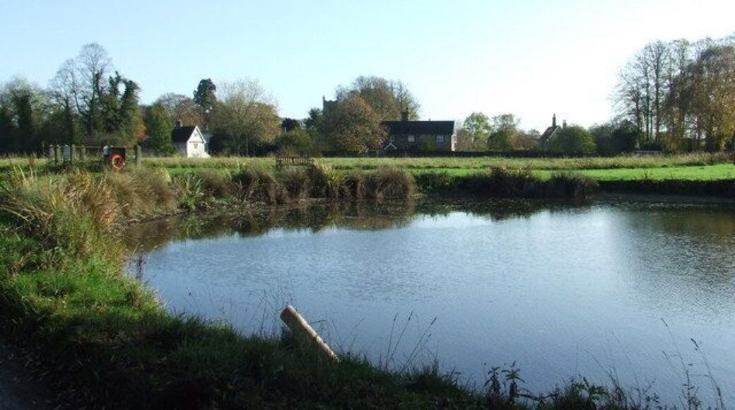 Village Pond Village pond Thrandeston, Suffolk.