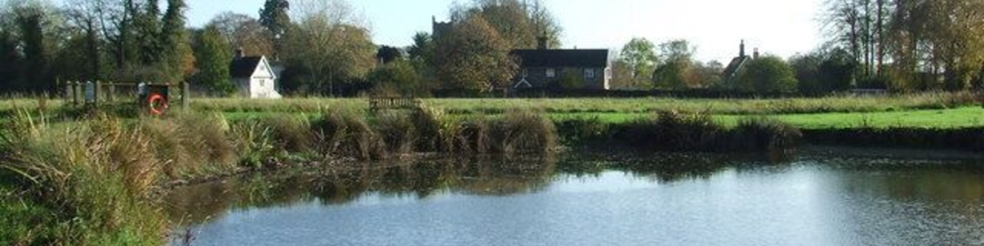 Village Pond Village pond Thrandeston, Suffolk.