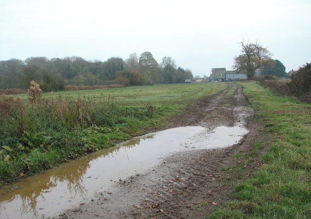 Footpath from North Lopham approaching Fersfield