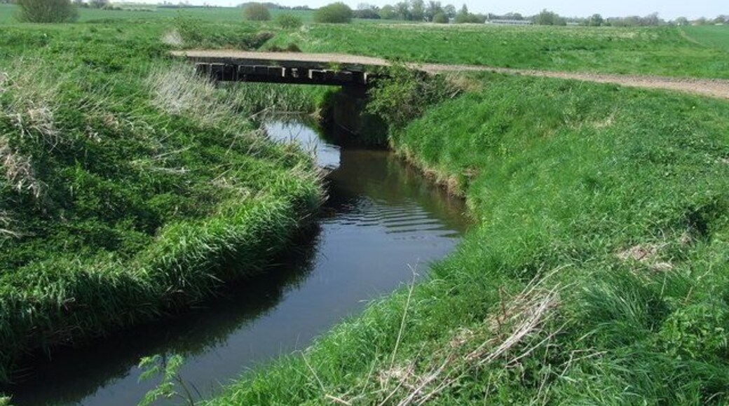 Farmers Bridge Small bridge over minor waterway near to Redgrave, Suffolk.