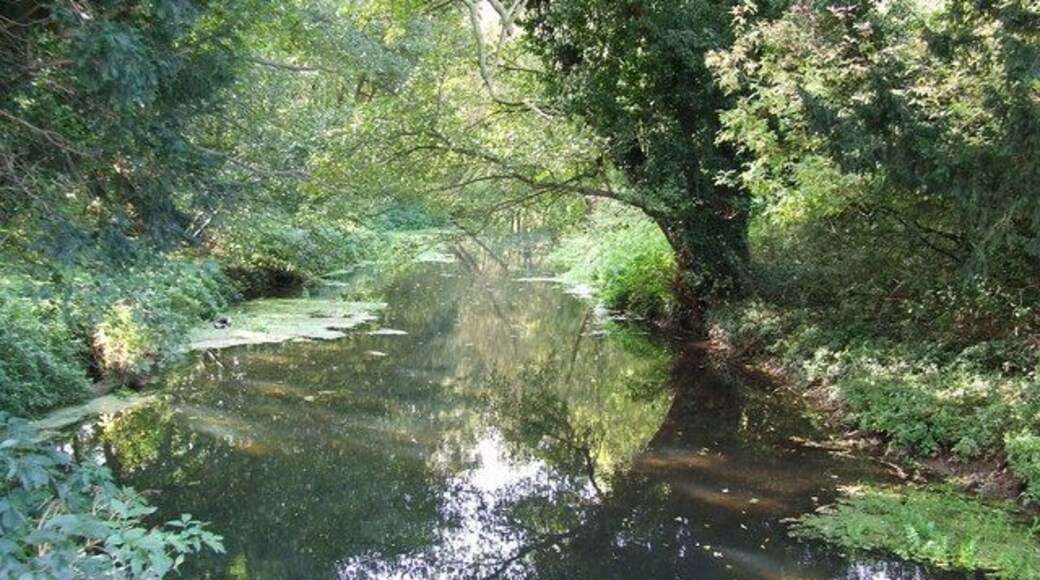 River Dove, looking south west of Hoxne, in the area near where the hoard was found
