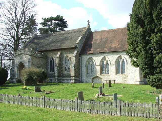 The Church of St Mary in Coney Weston, Suffolk, England. A Grade I listed building.