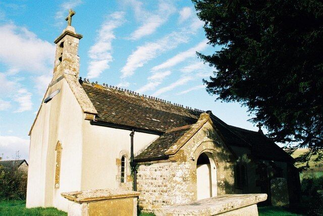 Frome Vauchurch: parish church of St. Francis of Assisi Another well-hidden, tiny Dorset church - it is basically Norman, with a Victorian chancel added. For its diminutive size, it has a rather large churchyard. The roof was replaced in 1879. See also 506089