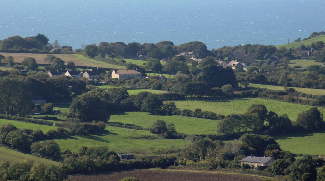 Road to Cornwall through Dorset, England