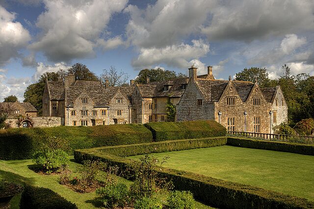 Chantmarle Manor (5) View from the gardens looking north east.