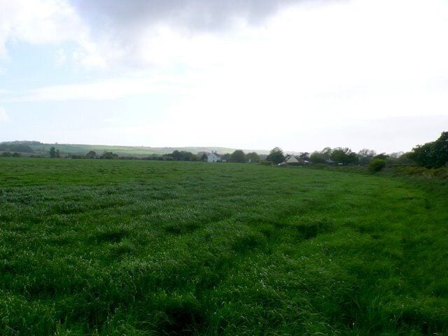 Portway View south west along the line of the A352 towards Portway. Taken from close to the road just west of East Knighton