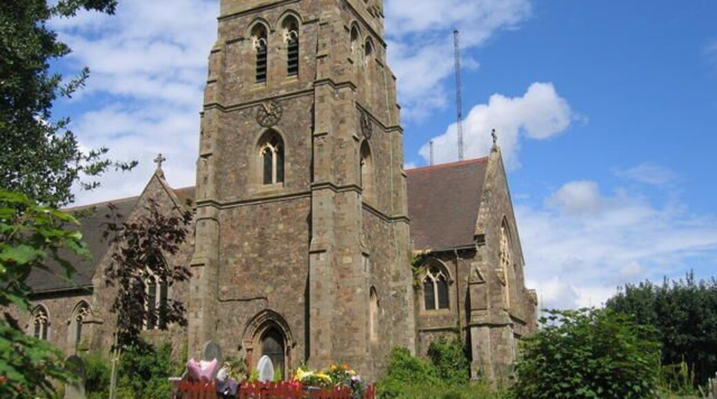 Southeast tower of the parish church of St Mary de Wyche, Wychbold, Worcestershire