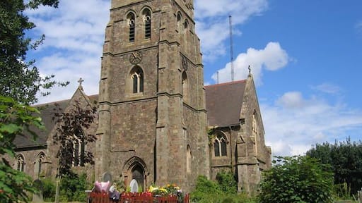Southeast tower of the parish church of St Mary de Wyche, Wychbold, Worcestershire