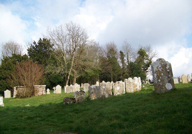 Churchyard, St Andrew's Church, Rockbourne There are a number of very old tombs and gravestones within the churchyard.