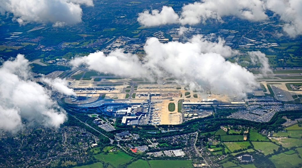 Gatwick Airport Aerial View, East Sussex, United Kingdom