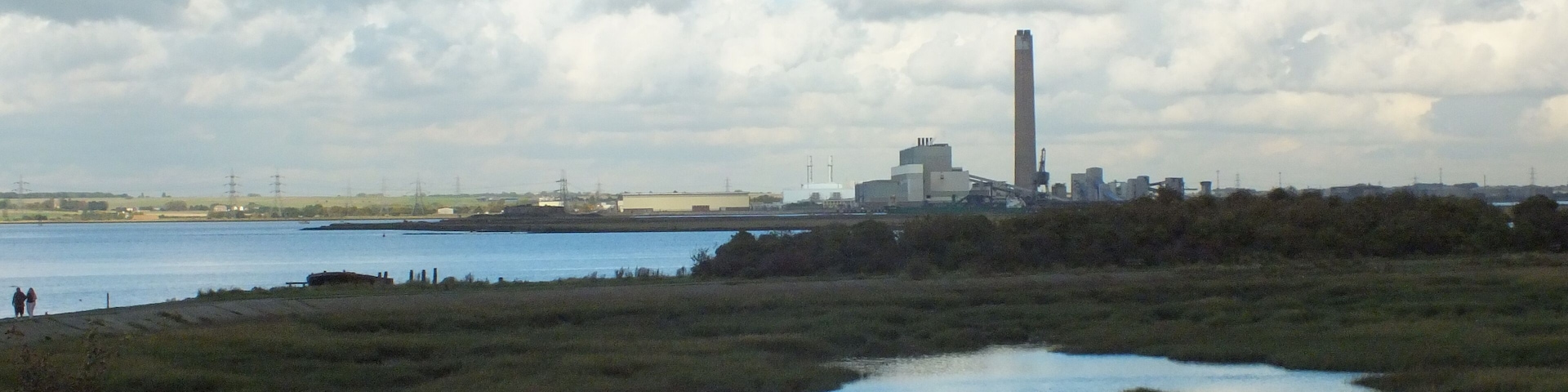 Medwayl, Riverside Country Park towards Kingsnorth power station